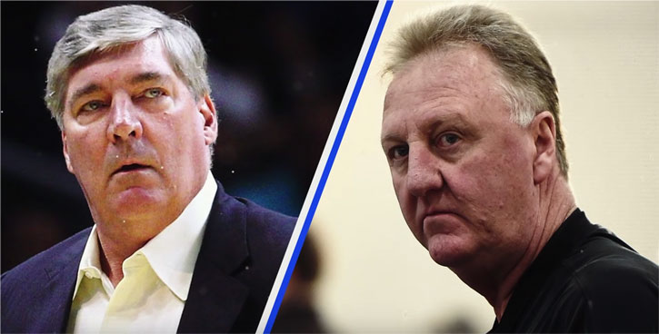 Larry Bird and Bill Laimbeer do not like each other