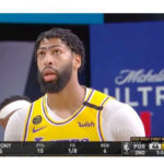 anthony davis carries lakers game 2 win off night lebron james lebron james